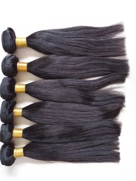 

flash sale 10a malaysian virgin hair bundles straight 1 bundle, Black