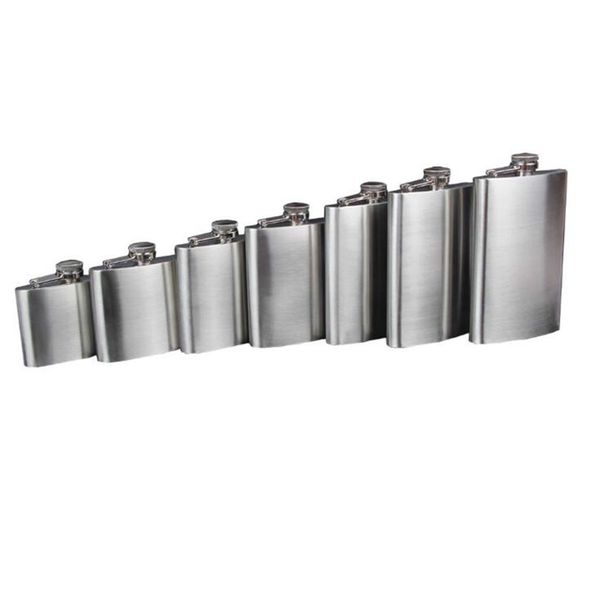 

1-10oz stainless steel hip flask liquor alcohol whiskey flask cap flagon bottle travel liquid container accessory portable hip flask