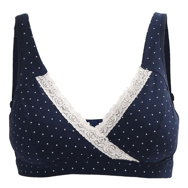 

women's maternity nursing bra for nursing mothers underwear bra, White
