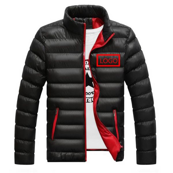 

men velvet custom car duck down male winter joggers jacket cotton vest man casual outdoor wear snow warm sport zipper coats, Black