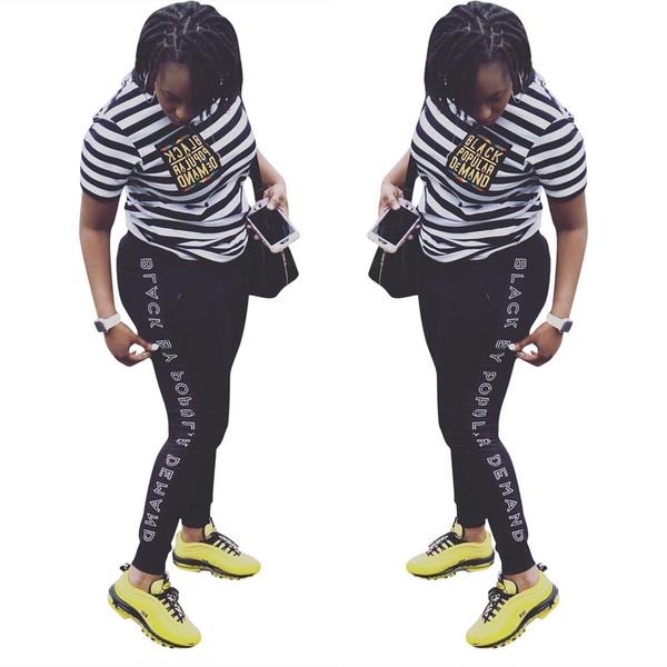 

ls6236 suit-dress stripe leisure twinset suit, Gray