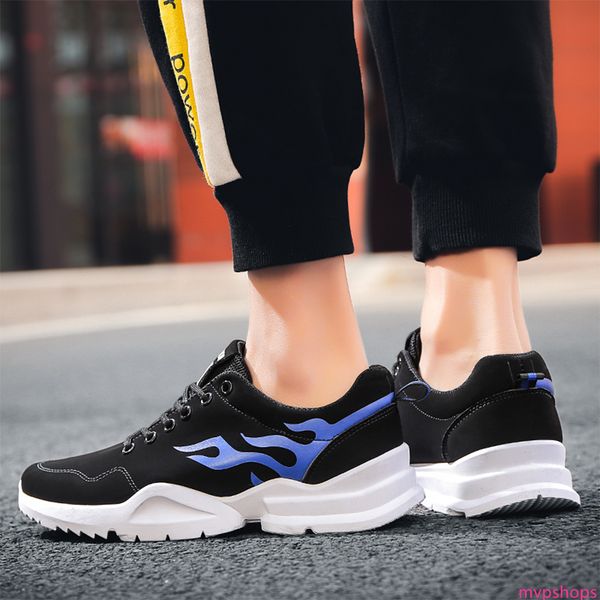 

x84 man spring casual shoes breathable light men lace-up new women s leather shoes wild personality shoes fashion big size 39-46