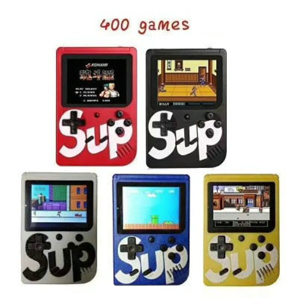 

sup game box 400 games retro portable mini handheld game console 3.0 inch kids game player with tv out