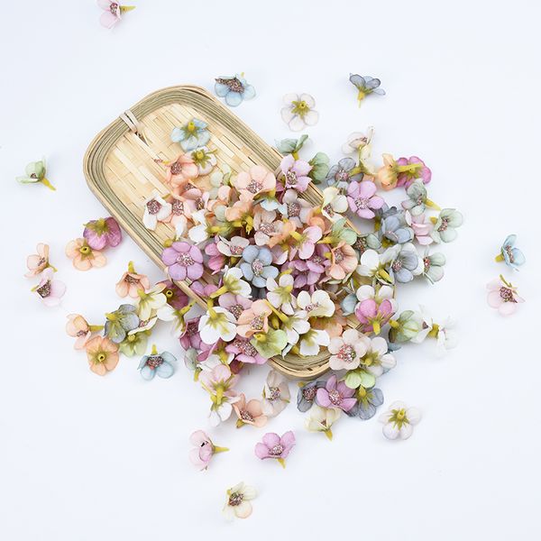 

multicolor small silk daisy christmas decorations for home wedding fake flower for scrapbooking diy gifts box artificial flowers