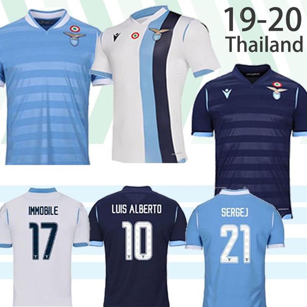 

19 20 lazio soccer jersey lazio football shirt luis alberto camiseta de fÃºtbol immobile sergej maillot de foot maglia da calcio, Black;yellow