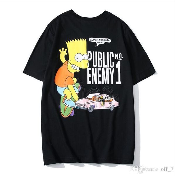 

for men and women 2020 fashion summer t-shirt with geometric tee letter print crew neck t shirts short sleeve female short tee -xxl73435, White