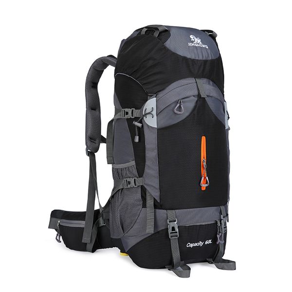 

60l large capacity camping hiking backpacks lightweight outdoor sport bag waterproof backpack man travel back pack alloy support