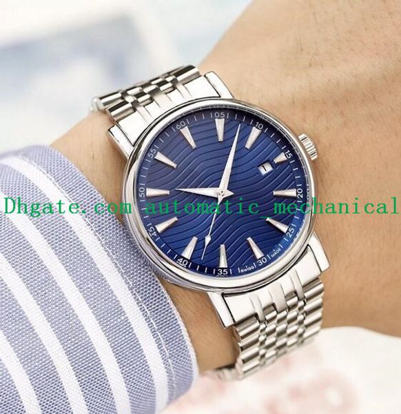 

3 style luxury watch new aquaterra co-axial steel bracelet white dial 41mm automatic mens fashion men watches, Slivery;brown