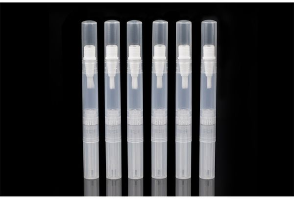 

3ml empty twist pen with brush travel portable tube nail polish/ teeth whitening gel/ eyelash growth/ lip gloss tube dhl
