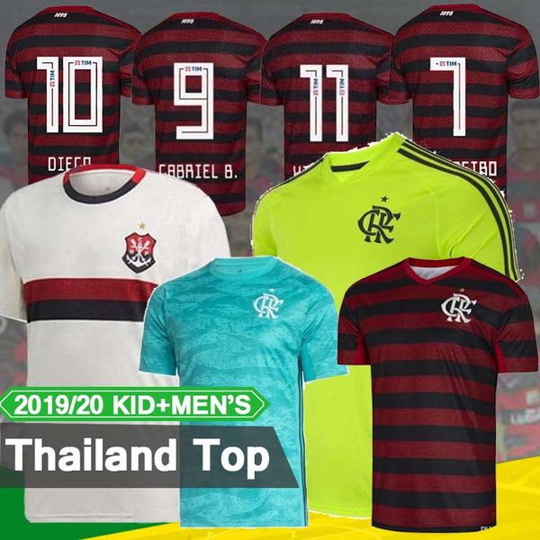

Thailand 19 20 Flamengo RJ Soccer jersey E.RIBEIRO GABRIEL De Arrascaeta football shirts JEAN LUCAS VITINHO DIEGO jersey Camisa Flamengo