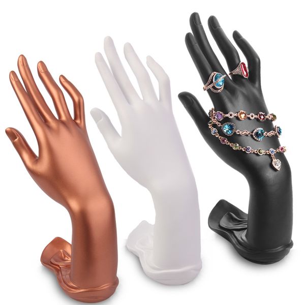 

h-0003 mannequin hand jewelry rack prop hand bracelet holder for jewelry bracelet necklace& ring display, Pink;blue