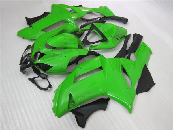 Livre Personalizado carenagens kit para a Kawasaki Ninja ZX6R 2007 2008 ZX6R 07 08 ZX 6R ABS aftermarket plástico carenagem bodykit