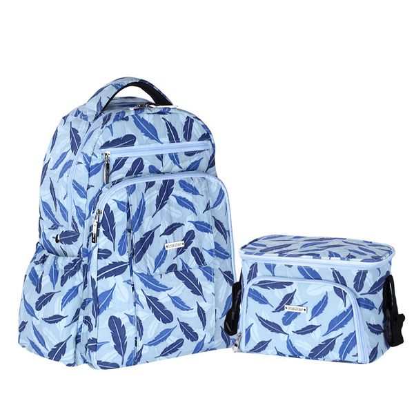 

multifunctional large capacity mother bag waterproof shoulders mummy bag mother backpack baby organizer wet mom
