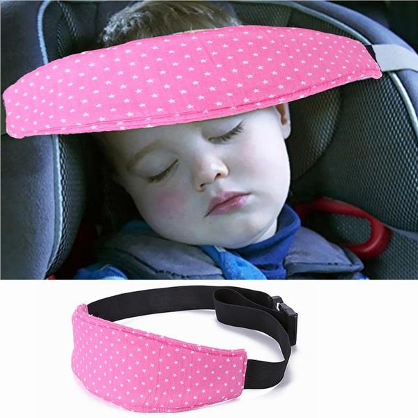 

cute safety baby kids car seat sleep nap head band support holder belt