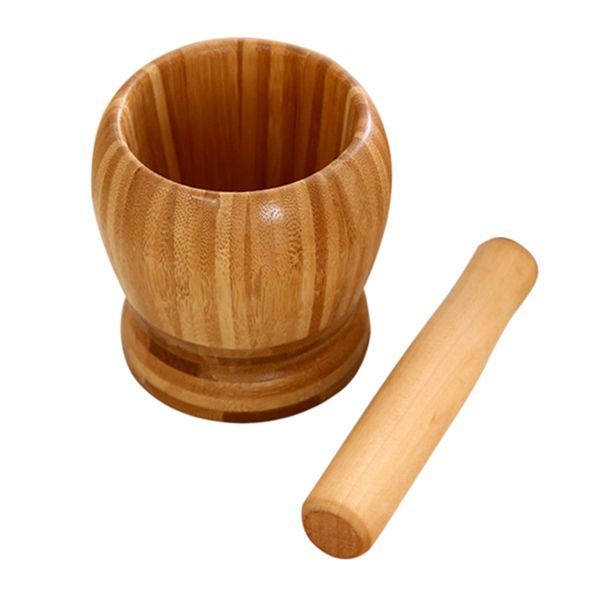 

wooden mashers tools spice grinder garlic mortar pestle herbs crusher wooden mortar and pestle set for spice grinders