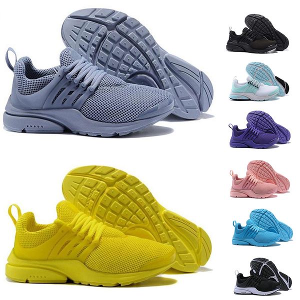 

2019 новый PRESTO BR QS дышать черный белый желтый красный Мужская обувь кроссовки женск