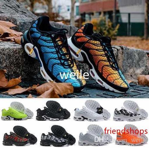 

2019 new tn plus greedy og running shoes for men tns plus tn se orange blue mens designer sports sneakers