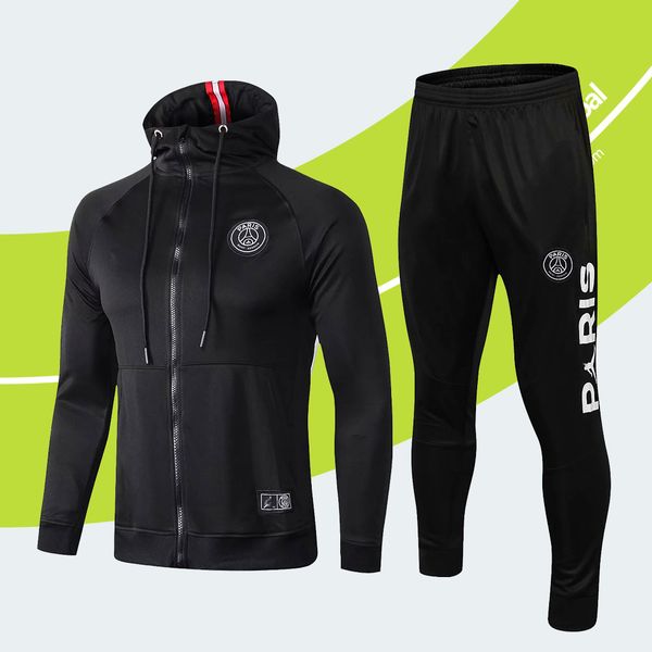 

2018 mbappe p g track uit windbreaker with hat 2019 wind coat pari training pant hirt occer jacket football du t coat