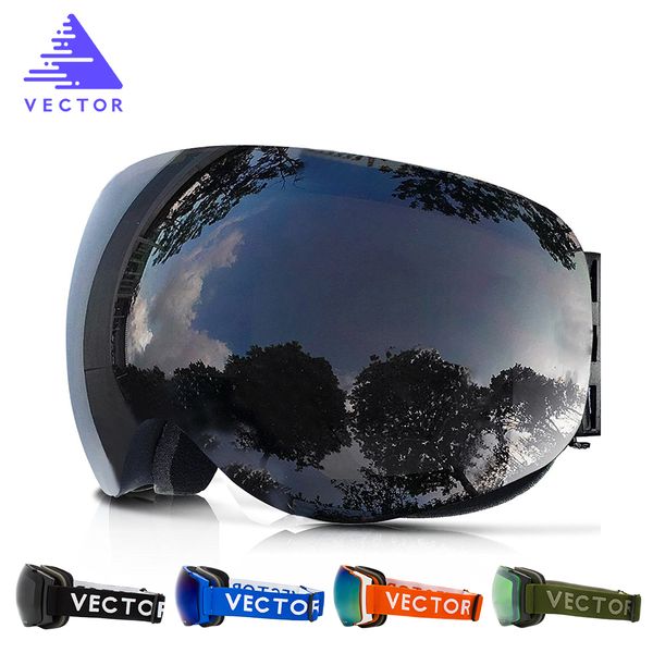 

new ski goggles big double lens uv400 anti-fog ski mask glasses skiing professional men women snow snowboarding goggles
