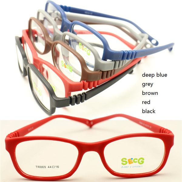 

wholesales tr869 kid colorful tr90 bendable safety comfortable plu adjustable strap durable optical frame ing, Silver
