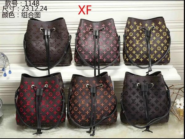 

women's 2020 new women's wild shoulder bag handbag wild leather handbag backpack wallet bucket bag shoulder bag backpack