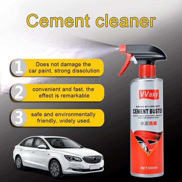 

car paint wheel hub cement remover surface lime cement concrete dissolution cleaning agent glass automotive coating