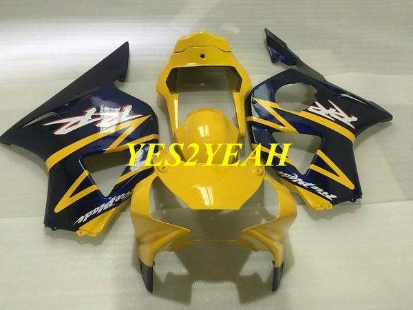 Honda cbr900rr için motosiklet Fairing vücut kiti 954 02 03 CBR 900RR CBR900 RR 2002 2003 ABS Sarı mavi Marangozluk kaporta + Hediyeler HC53