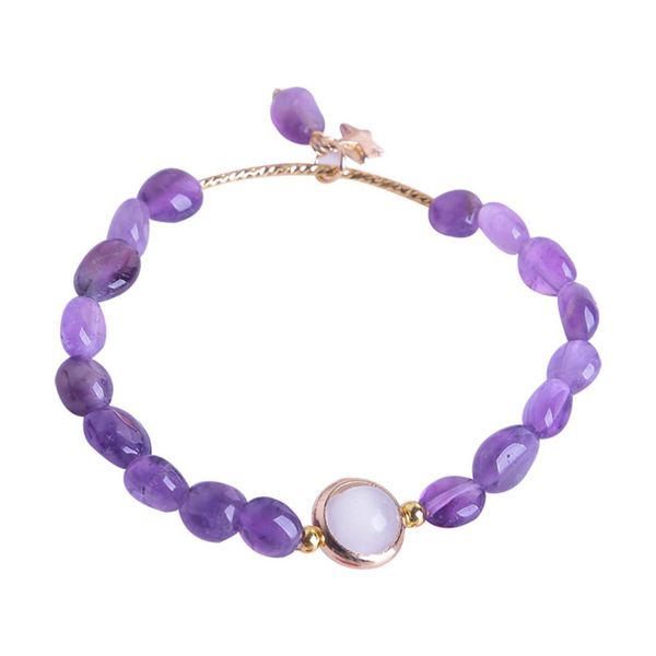 

wholesale 10 pcs gold plated link chain many colors cat eye stone bracelet for elegant women fashion jewelry, Black