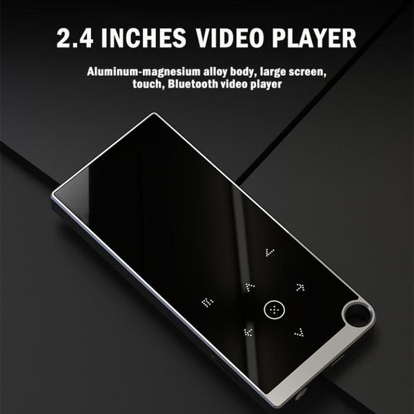 

2.4 inch mp3 player bluetooth 4.2 hifi music player 8g/16g video fm radio portable sports player with e-book voice recorder