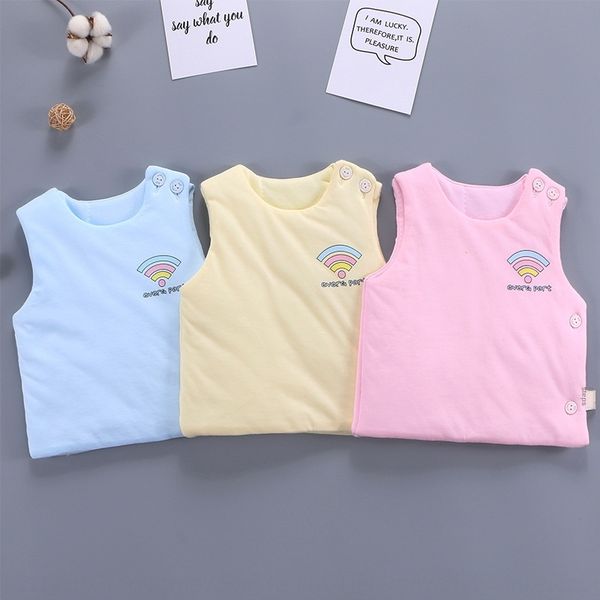 

thickened side warm open baby thin cotton baby warm vest newborn cotton vest, Camo