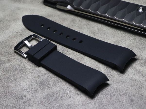 

black silicone watchband18mm 20mm 22mm watch strap watchband for watch band strap rubber bracelet men women straps, Black;brown