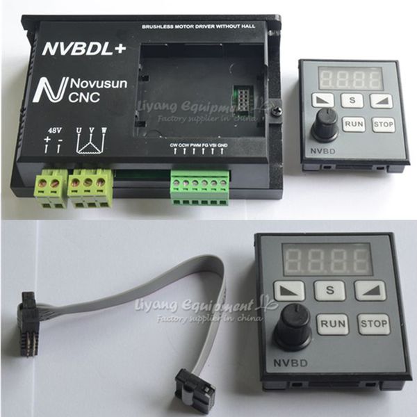 

dc motor air cooled spindle brushless er8 brushless motor driver nvbdl+ without hall for cnc router machine