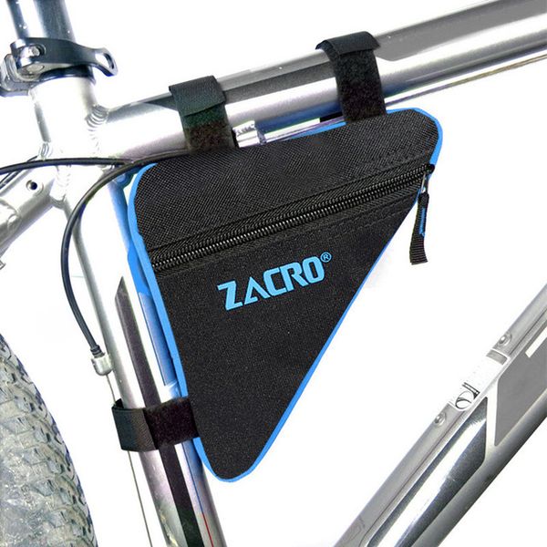 

cycling bicycle bags triangle bike bag front tube frame waterproof mtb road pouch holder saddle bicicleta bike accessories