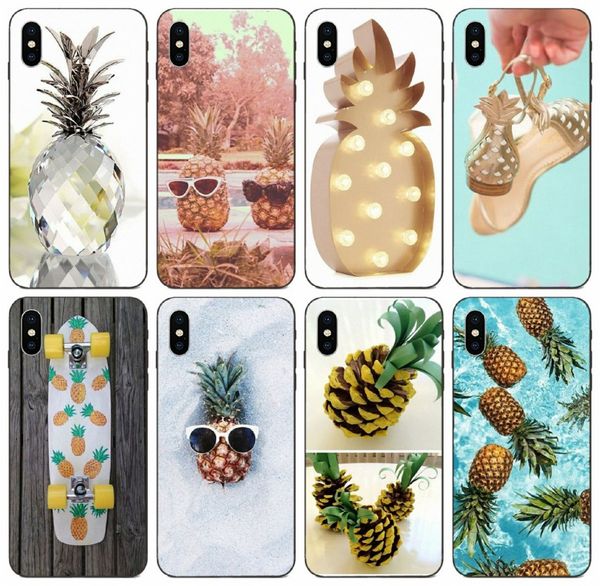 

[tongtrade] pineapples case for iphone 11 pro x xs max 8s 8 7s 7 6 plus samsung core 8262 prime honor 7 lite xiaomi mi cc9 drop proof case