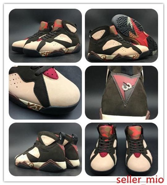 

2019 релиз patta x 7 og sp shimmer жесткая красная бархатная коричневая мужская баскетбольная обувь коричнево-малиновые спортивные кроссовки