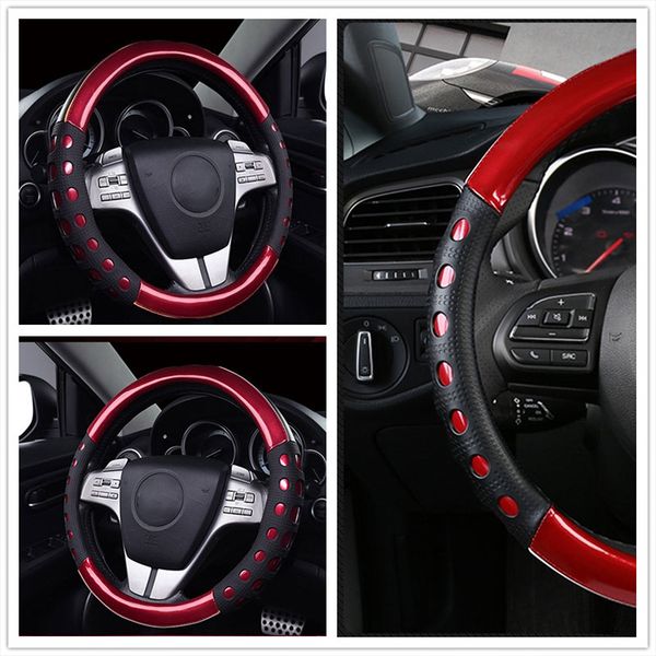 

vehemo car steering wheel protector 1 pc 38cm non-slip steering wheel cover covers micro fiber wrap