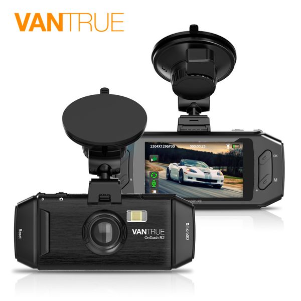 

vantrue r2 dash cam - 2k (2560x1080p) full hd 2.7'' lcd car dvr car camera with wdr, parking mode & superior night vision
