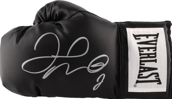 

floyd`mayweather signed autographed black boxing glove