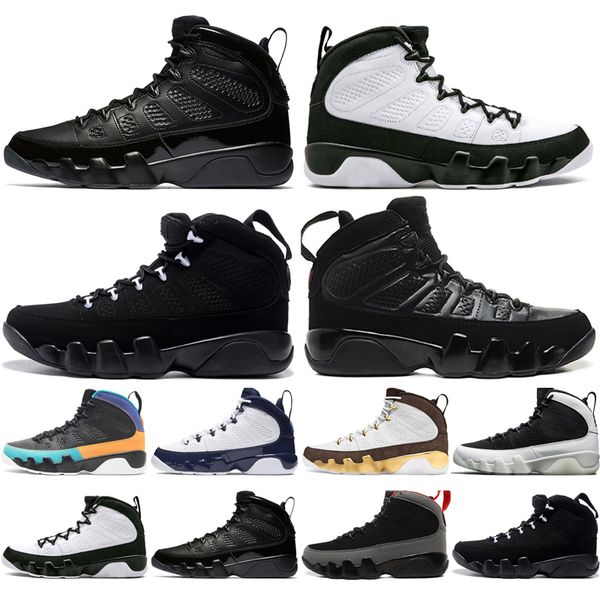 

с коробкой новые 9 9s мечты это do it unc швабра мела mens basketball обуви la og space jam мужчины бред черного дух спортивных кроссовки ди