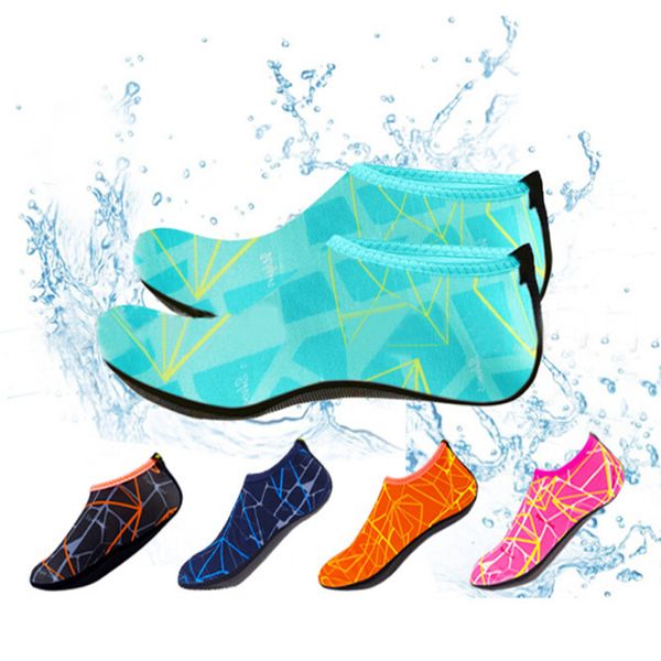 

summer new women water shoes aqua slippers for beach slip on waterpark sandals sandalias slides, Black