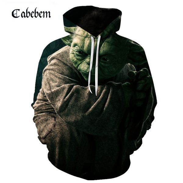 

green monster 3d print hoodie autumn tide brand men hoodie digital print 3d sweatshirt casual street clothing asian code 6xl, Black