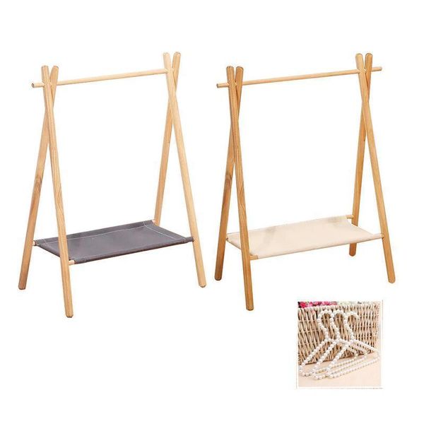 

pet hanger creative wood storage rack dog clothes home pet clothes organizer cat supplies shelf home living room decoration t200415