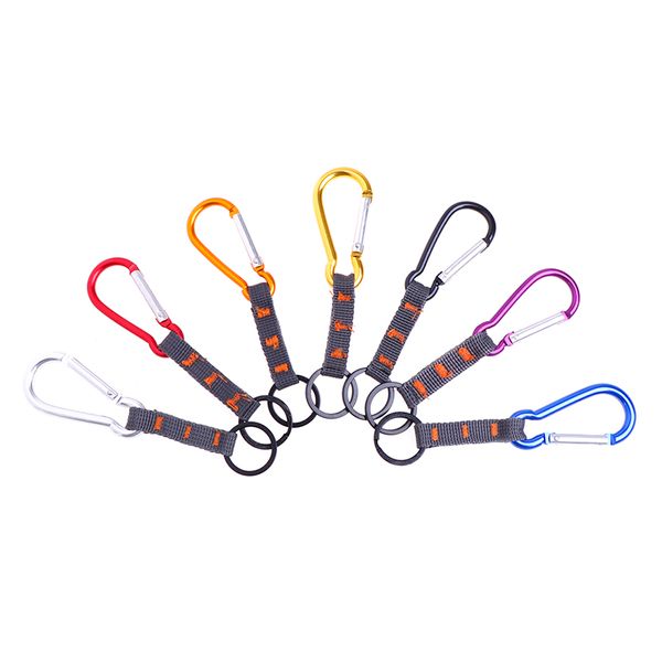 

three rings combination sports bag key ring holder hiking climbing accessories backpack belt hanging carabiner clip buckled hook