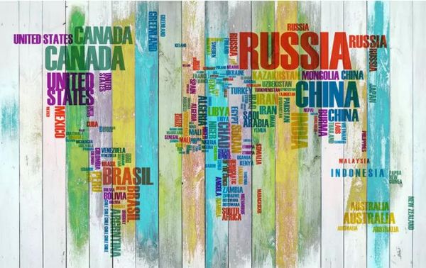 

3d wallpaper english world map nordic background wall mural living room bedroom home decor wall paper for walls 3d papel de parede