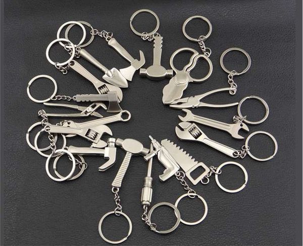 

hand tool shaped key chain men women cute keychains designer jewelry new design couple keychain bag accessories new fashion, Slivery;golden