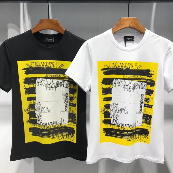 

2019 Summer New T Shirt Men Print 3d Tops Fashion Casual 100% Cotton O-Neck Plus Size Brand Clothing 180272