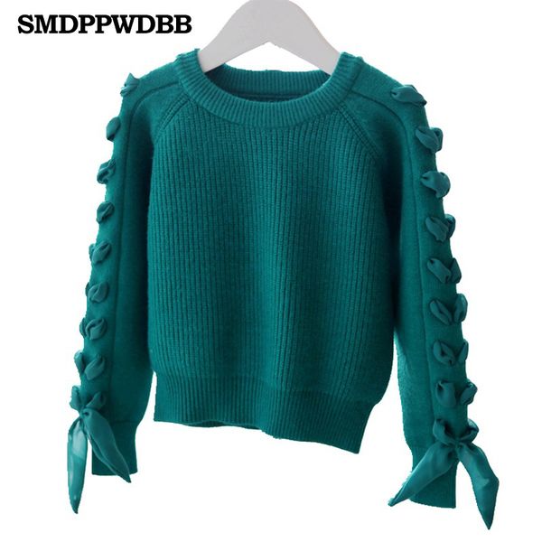 

girl sweater autumn winter children girls clothes woolen cotton toddler girls cardigan kids knitted clothes sweater for, Blue