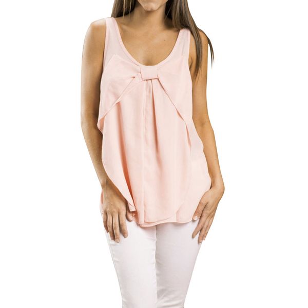 

muqgew female t-shirts for women o-neck sleeveless bow printed mid-length shirt tee camisetas verano mujer 2019 #6040, White