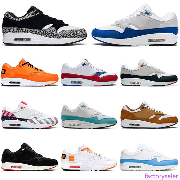 

running shoes 87 men women 1 puerto rico parra bred white university blue 87s designer mens trainers sports sneakers size 36-45
