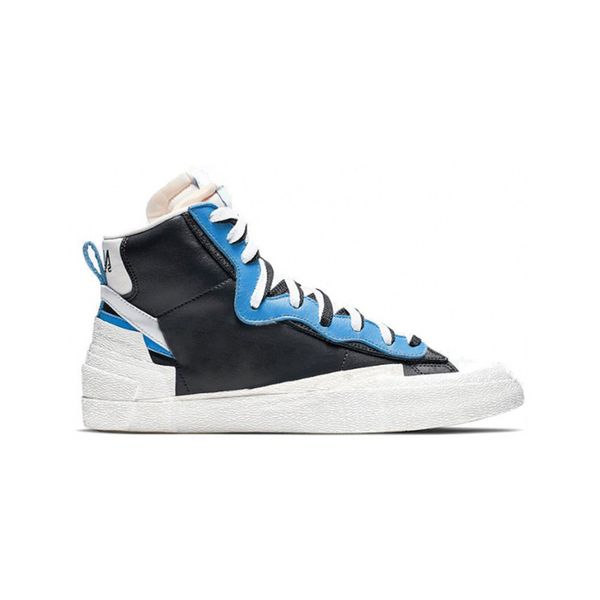 

2019 Оригинальные аутентичные Sacai x LDV Blazer с Dunk Белый Синий Желтый Черный кроссовки С